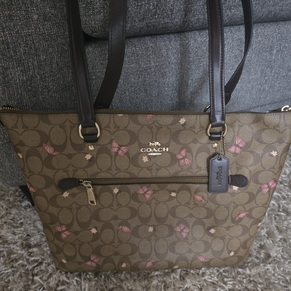 Coach Gallery Butterfly Tote
